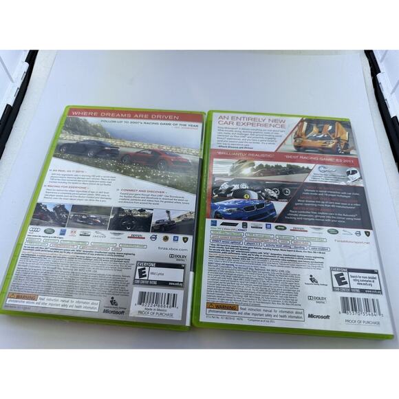 2 Forza Motorsport Game 3 & 4 Microsoft Xbox 360 CIB Tested Complete - Picture 3 of 3